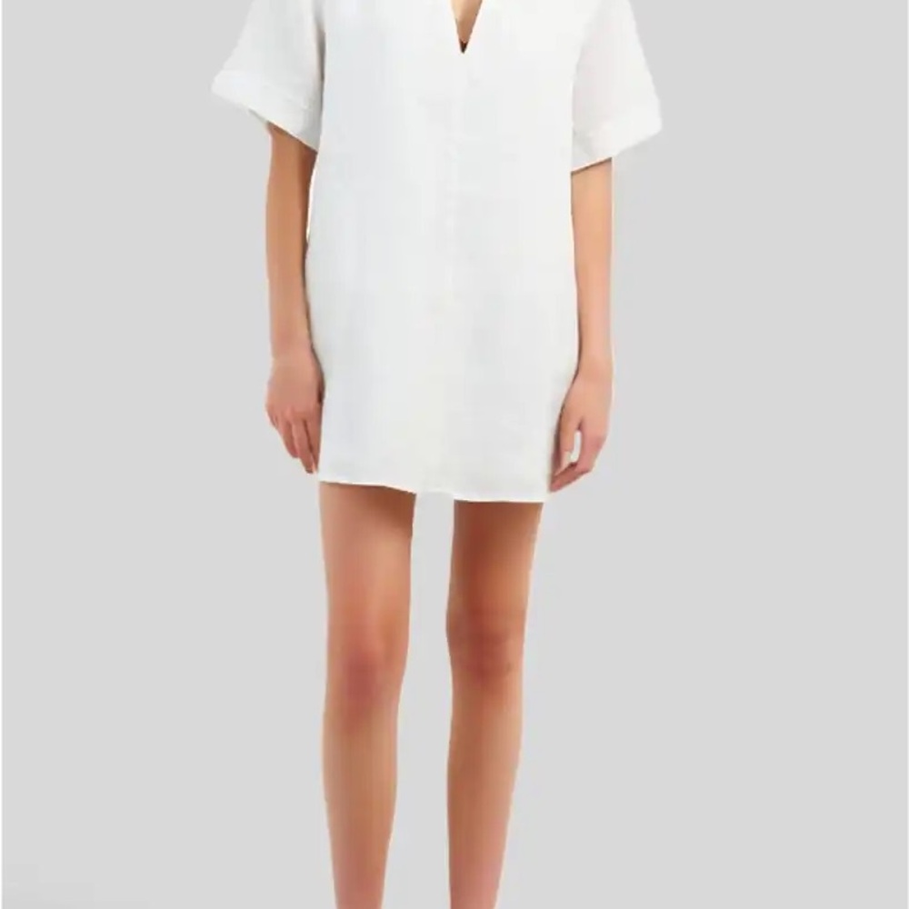 DISSH Linen Mini Shirt Dress – Size US 10
